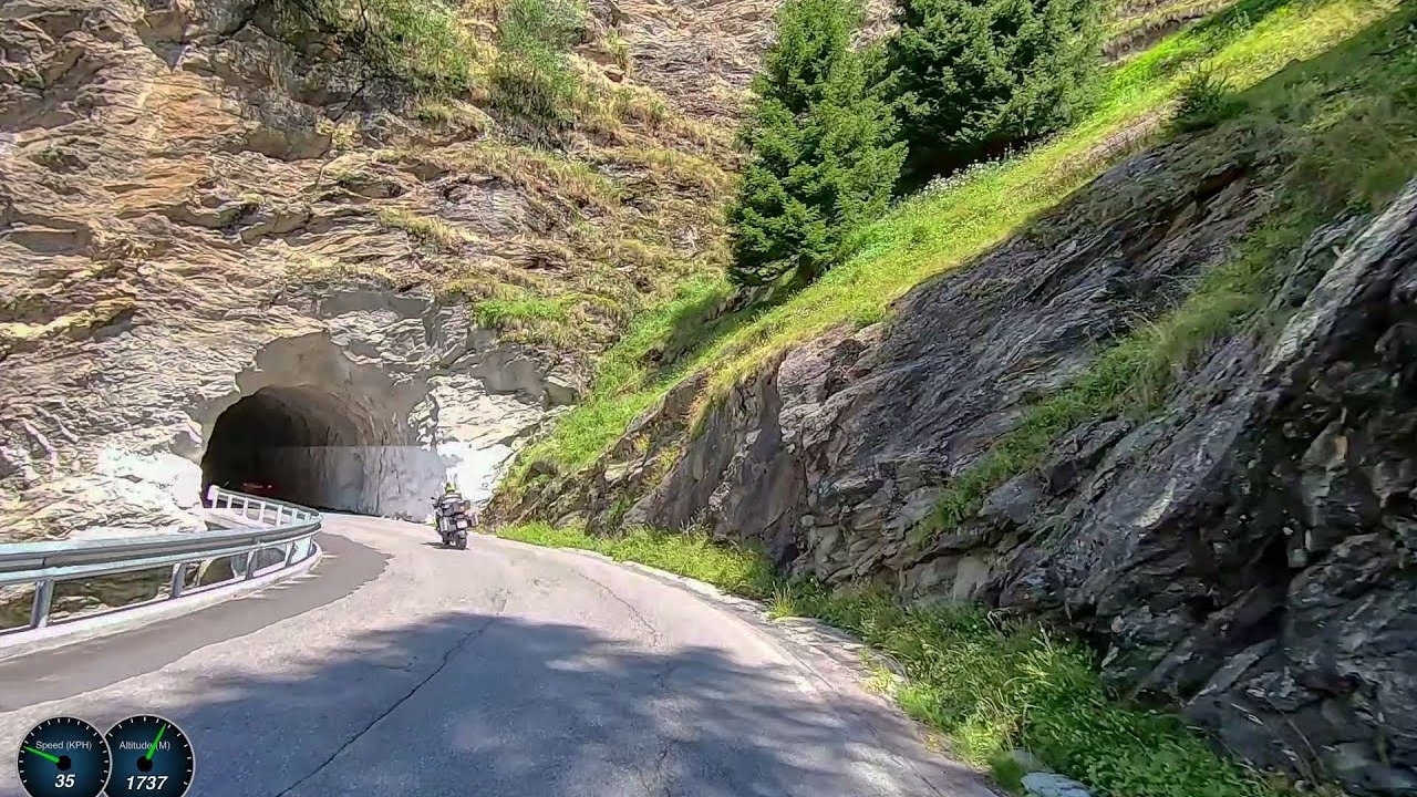 Day 5, Timmelsjoch, going up the Italian side (1 of 2, Bill following Jeff)