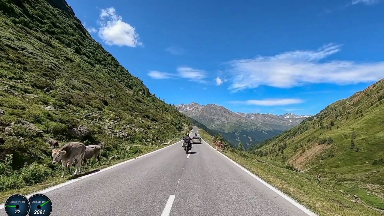 Day 5, Timmelsjoch to Motorrad Museum (Bill following Jeff)