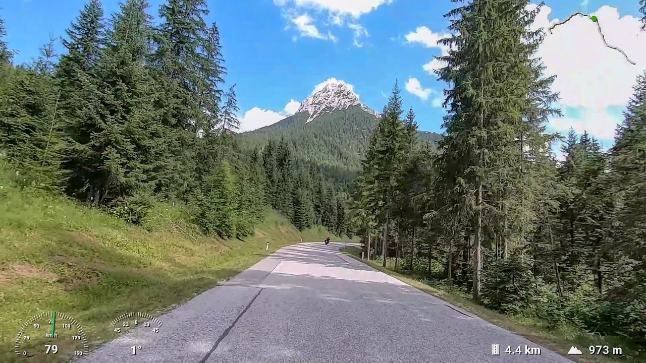 Day 4, Achenkirch-Leiten sweepers (Niken Bill following the mighty Transalp)