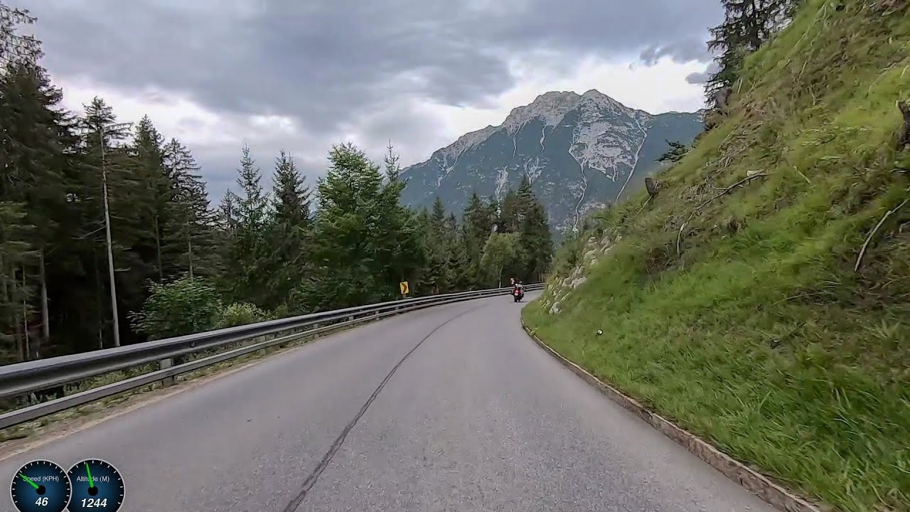 Day 1, Seefeld to Leutscher Geisterklamm (Bill following Stuart)